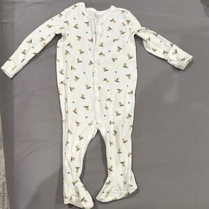 Ralph Lauren White One Piece with Animal Pattern